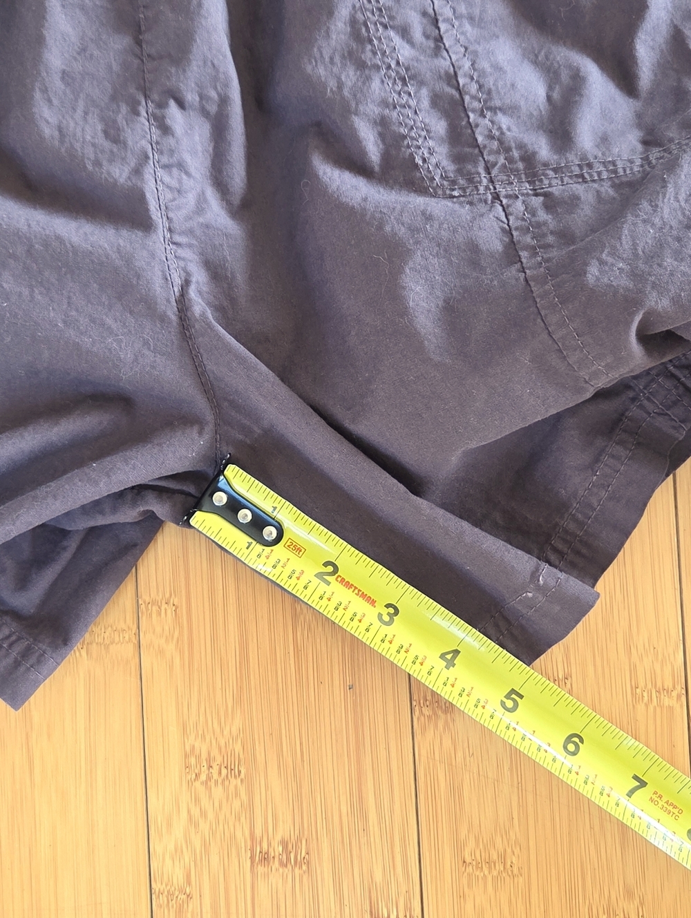 Fresh Produce Shorts Pull On Chocolate Brown Pockets 5" Inseam Cotton XL Relaxed - Picture 8 of 9
